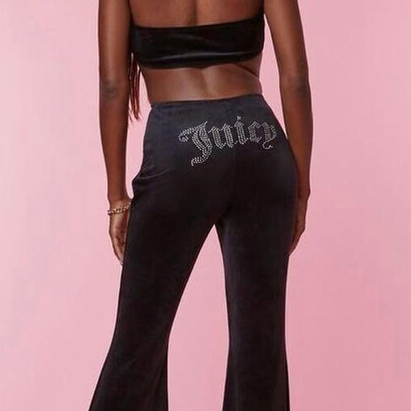 Juicy Couture Pants - Juicy Couture Black Flare Pants